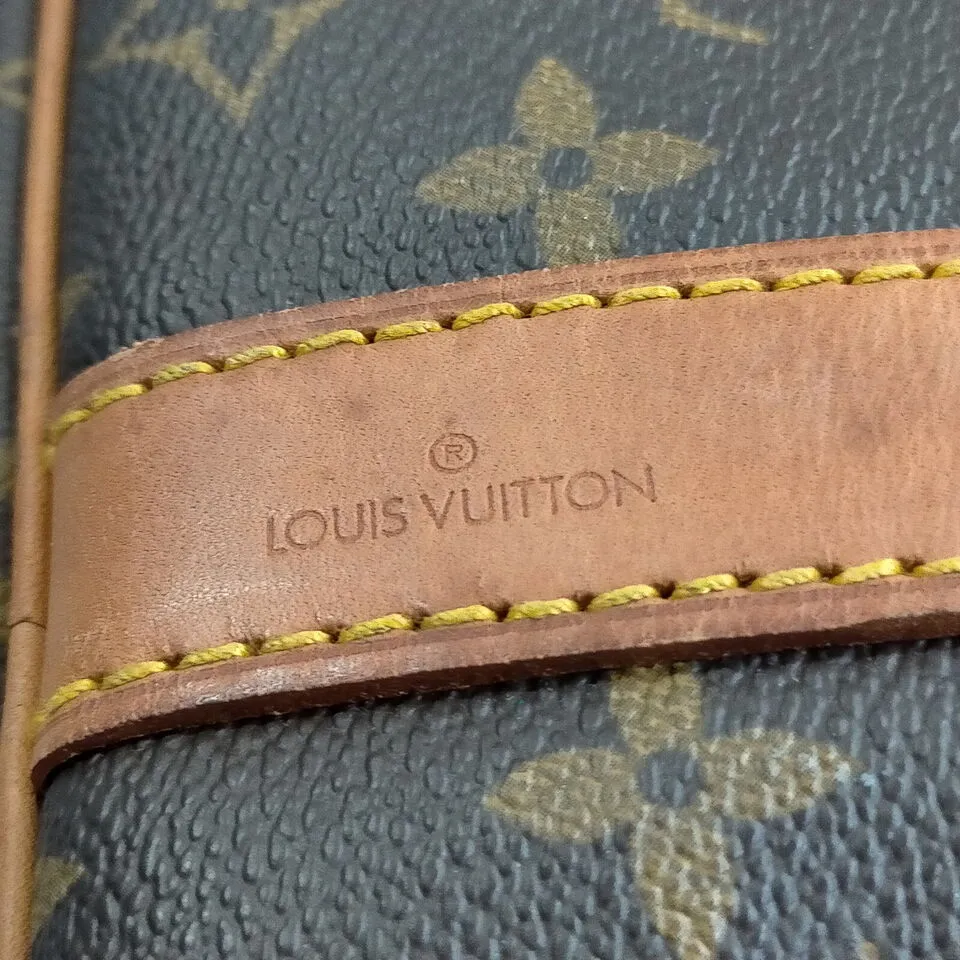 100% Authentic Louis Vuitton Boston Keepall Bandouliere 45 Monogram Bag #MN649