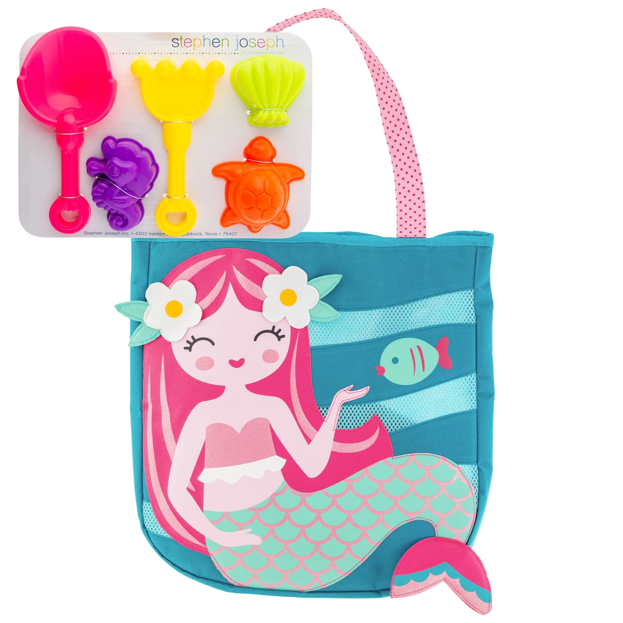 Beach Totes (W/Sand Toy Play Set)  Mermaid