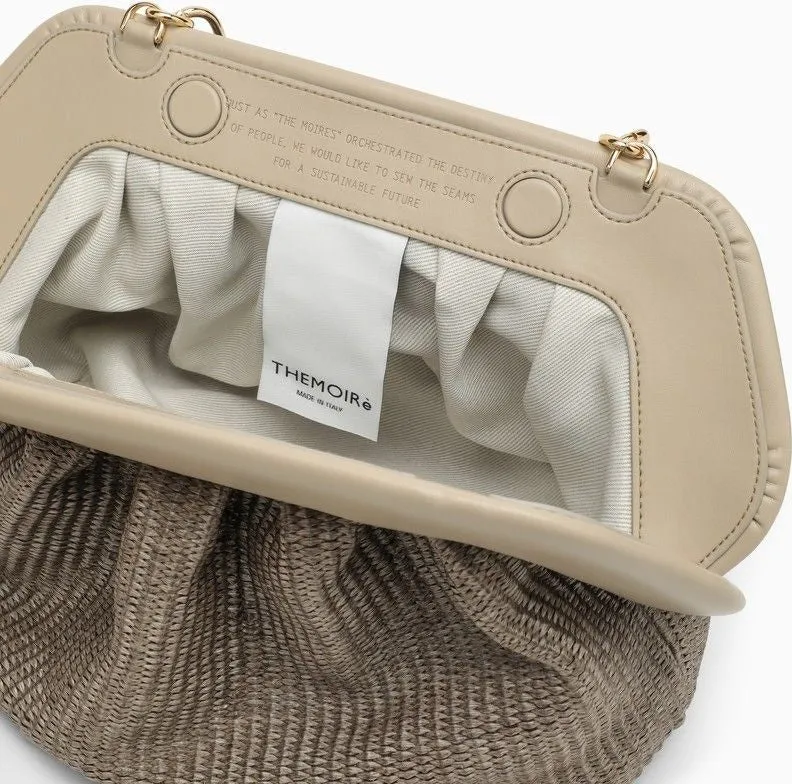 BEIGE BIOS CLUTCH WITH CHAIN