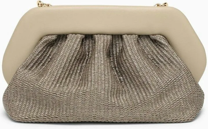 BEIGE BIOS CLUTCH WITH CHAIN