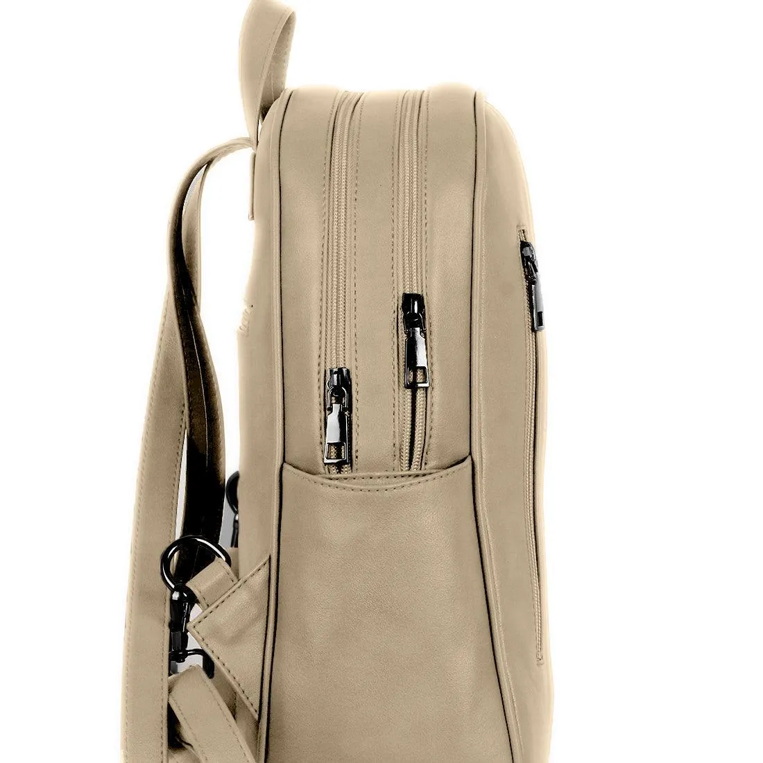 Beige Mixed Backpack Paint