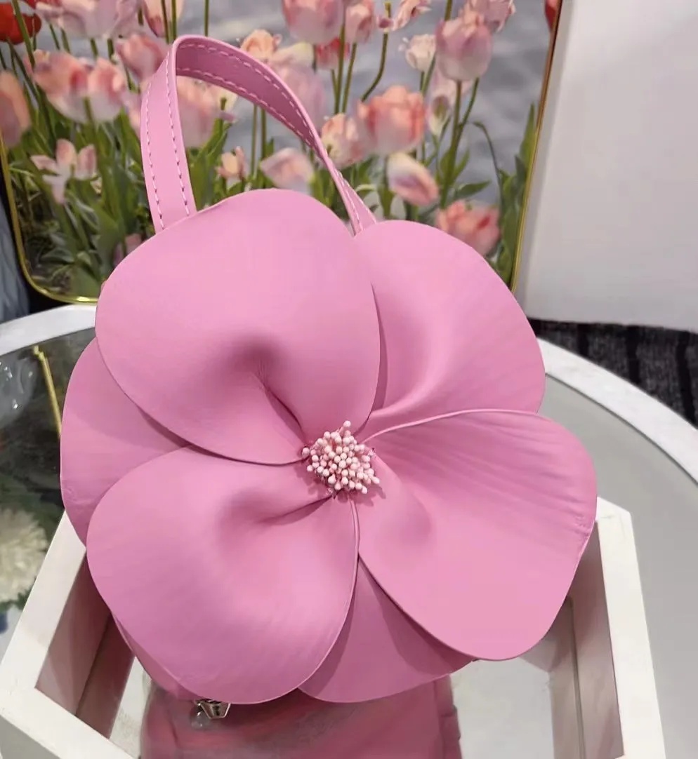 Belle Floral Handbag in Pink
