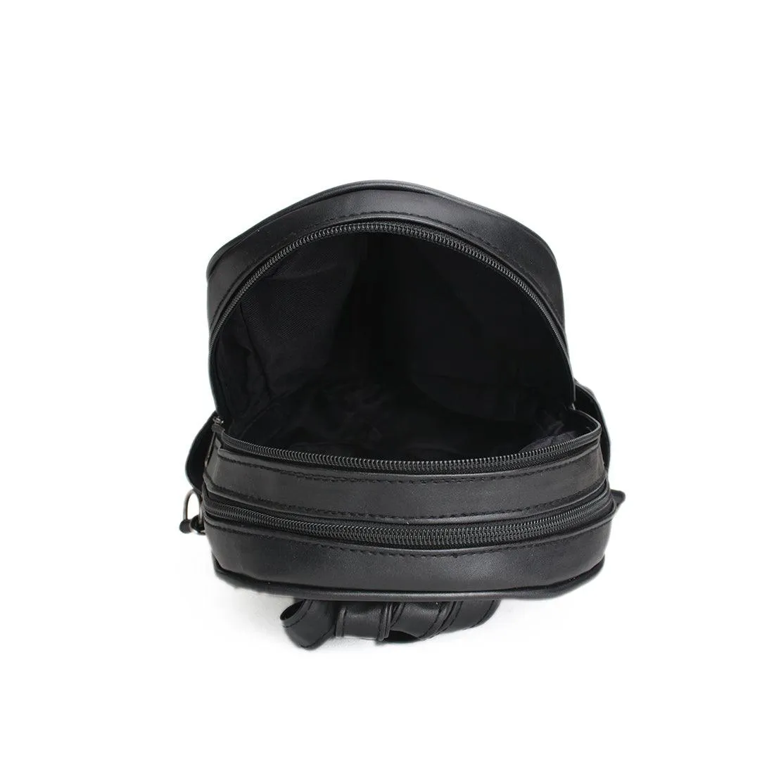 Black Mixed Backpack Flowers and birds