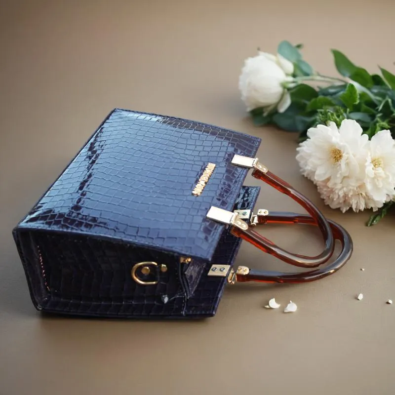 Blue Fancy Handbag for women