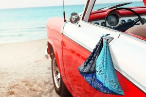 BoHo Bandanna Tote Bag - Surf Paisley - 100% Cotton - Made In The USA