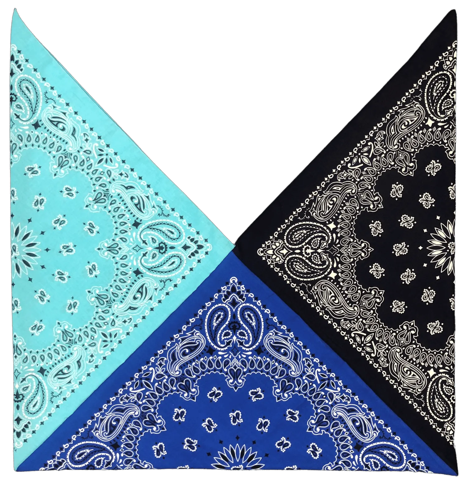 BoHo Bandanna Tote Bag - Surf Paisley - 100% Cotton - Made In The USA