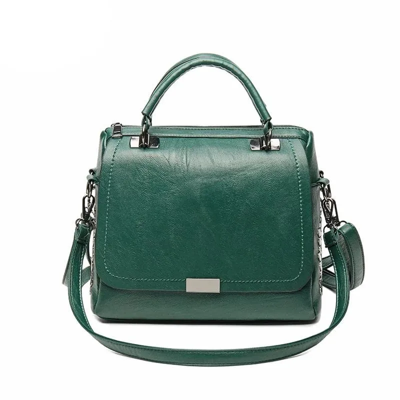 BOLISH Women's Fashion Genuine Leather Messenger Shoulder Designer Handbag