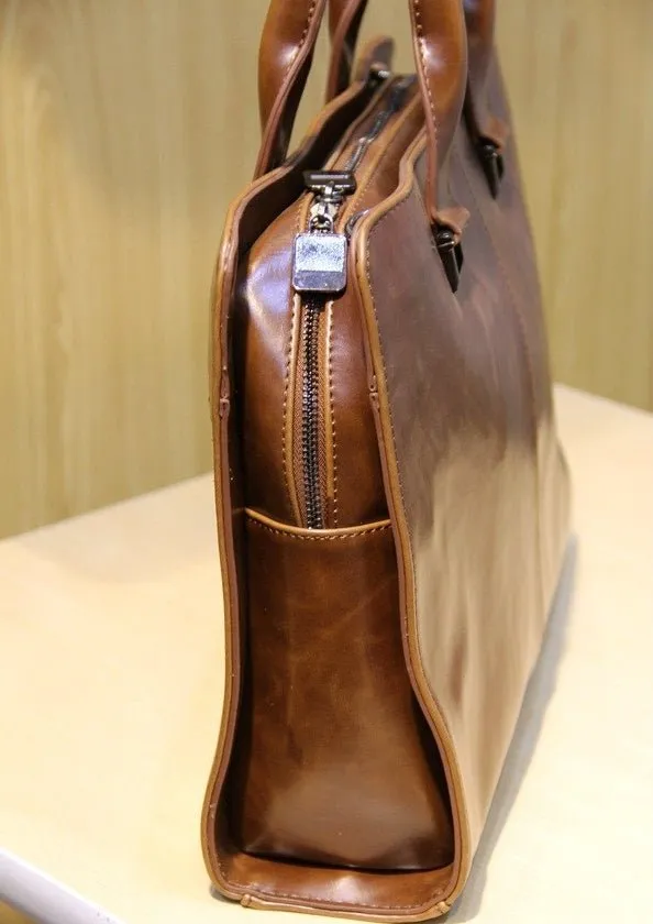 Business Bag Leather Briefcase For Men