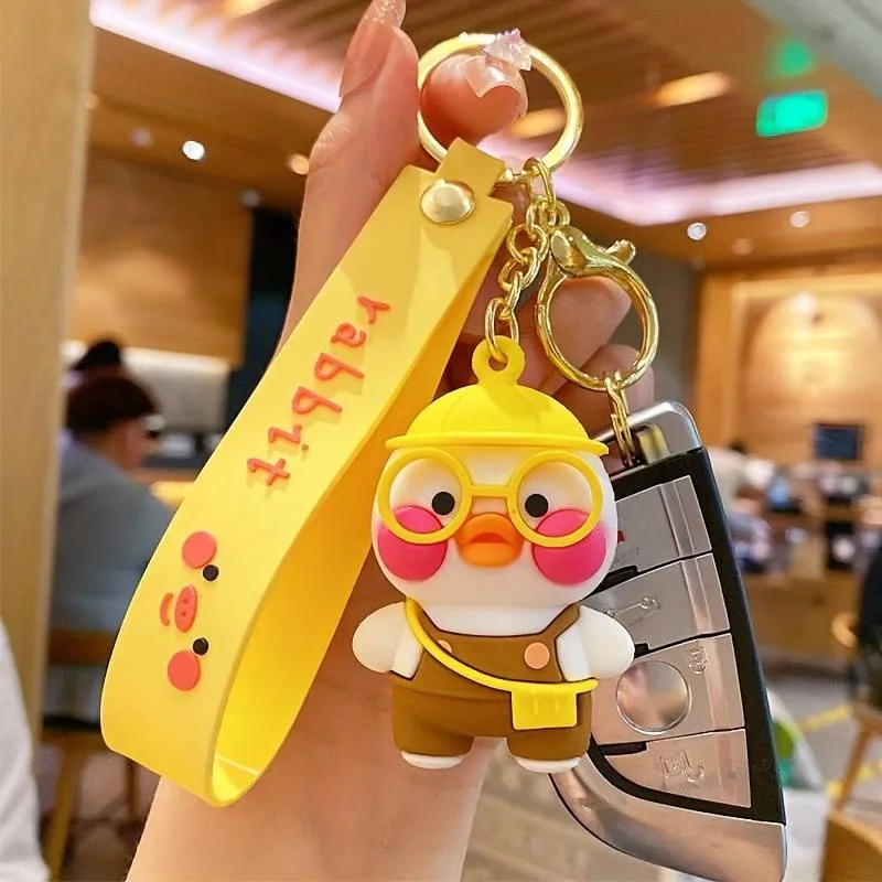 Cartoon Theme Duck Keychain