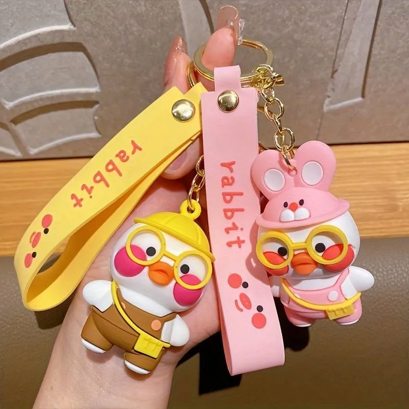 Cartoon Theme Duck Keychain