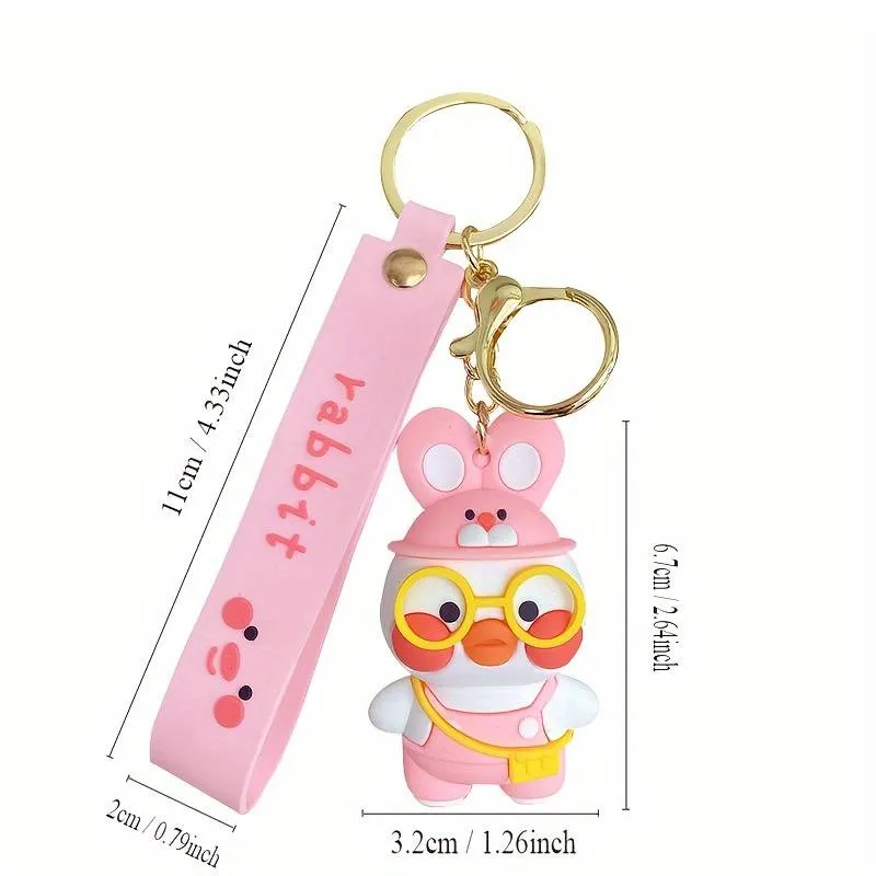 Cartoon Theme Duck Keychain