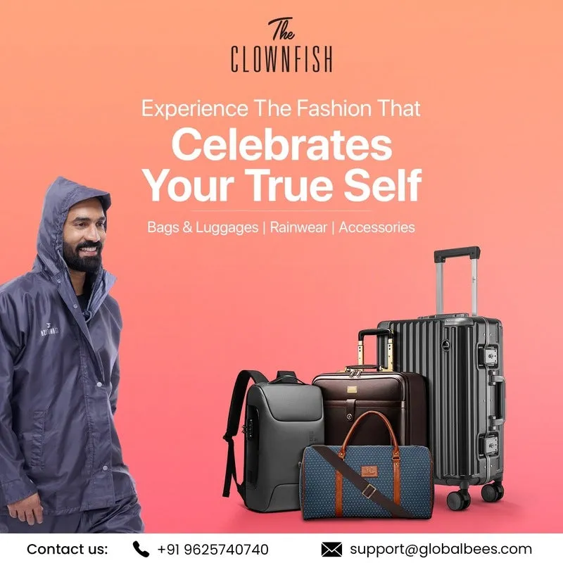 Clownfish Travel Backpack - Durable & Versatile | 20L Capacity | Army Green | Unisex