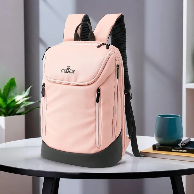 Clownfish Travel Backpack - Durable Polyester, Spacious 20L | 32*15*46cm | Pink