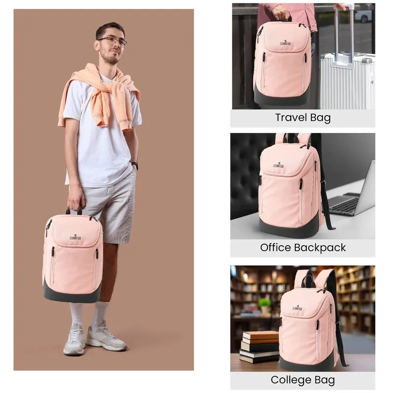 Clownfish Travel Backpack - Durable Polyester, Spacious 20L | 32*15*46cm | Pink