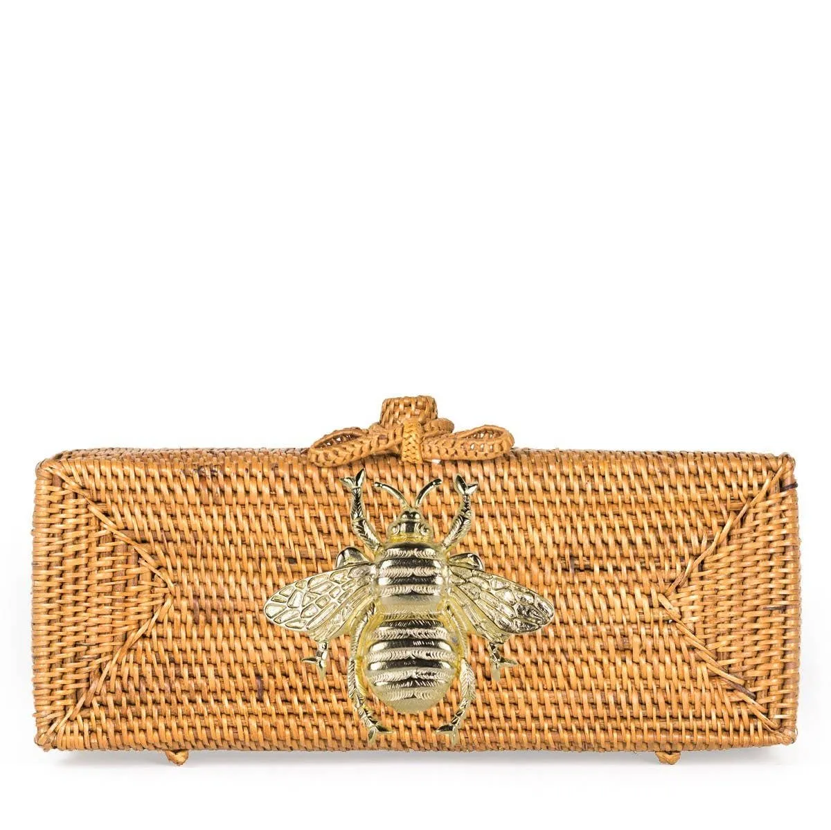 Colette Natural Bee Clutch