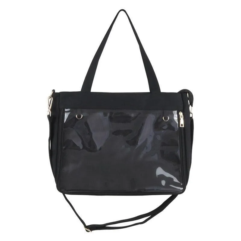 Double Shoulder Detachable Strap Messenger Bag