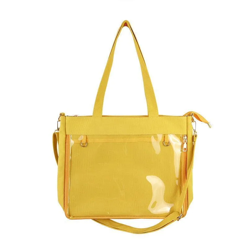 Double Shoulder Detachable Strap Messenger Bag