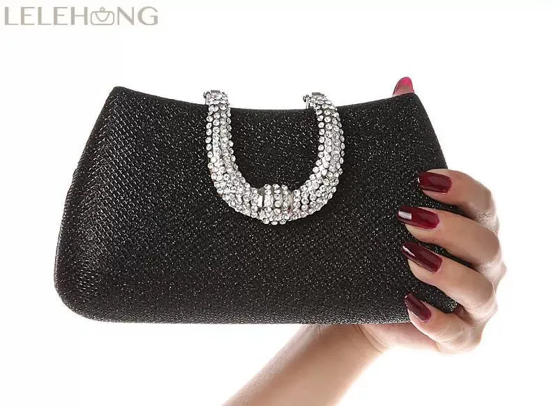 Dress and Cheongsam Socialite Summer Crystal-Studded Sequins Clutch Bag
