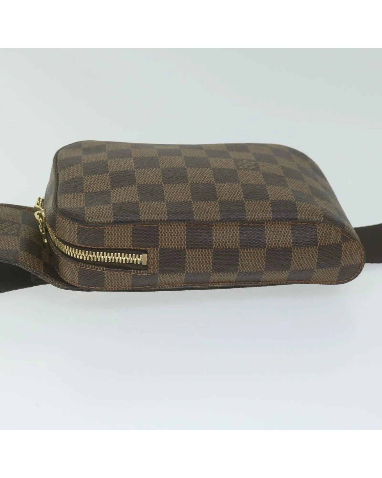 Ebene Canvas Shoulder Bag with Dust Bag and Serial No.
