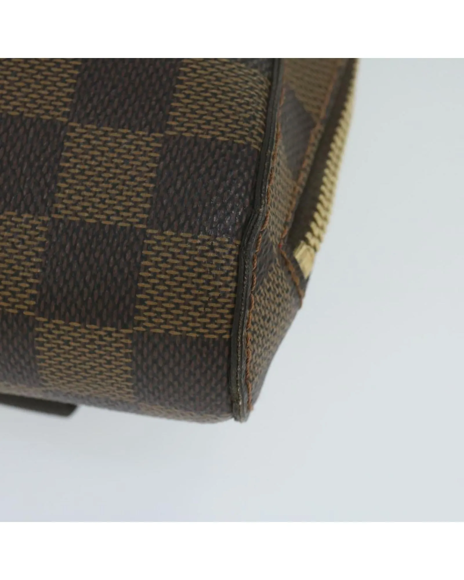 Ebene Canvas Shoulder Bag with Dust Bag and Serial No.