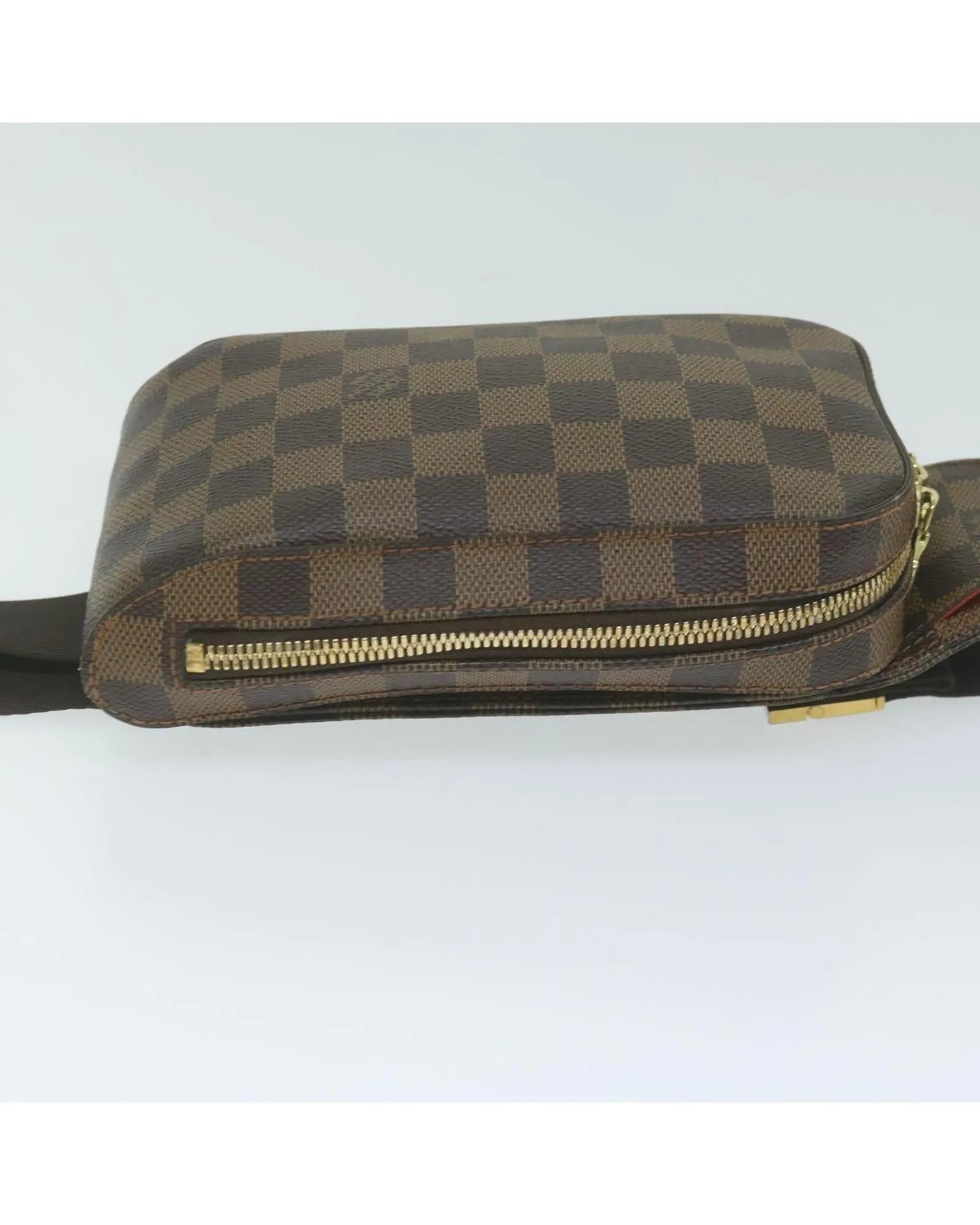 Ebene Canvas Shoulder Bag with Dust Bag and Serial No.