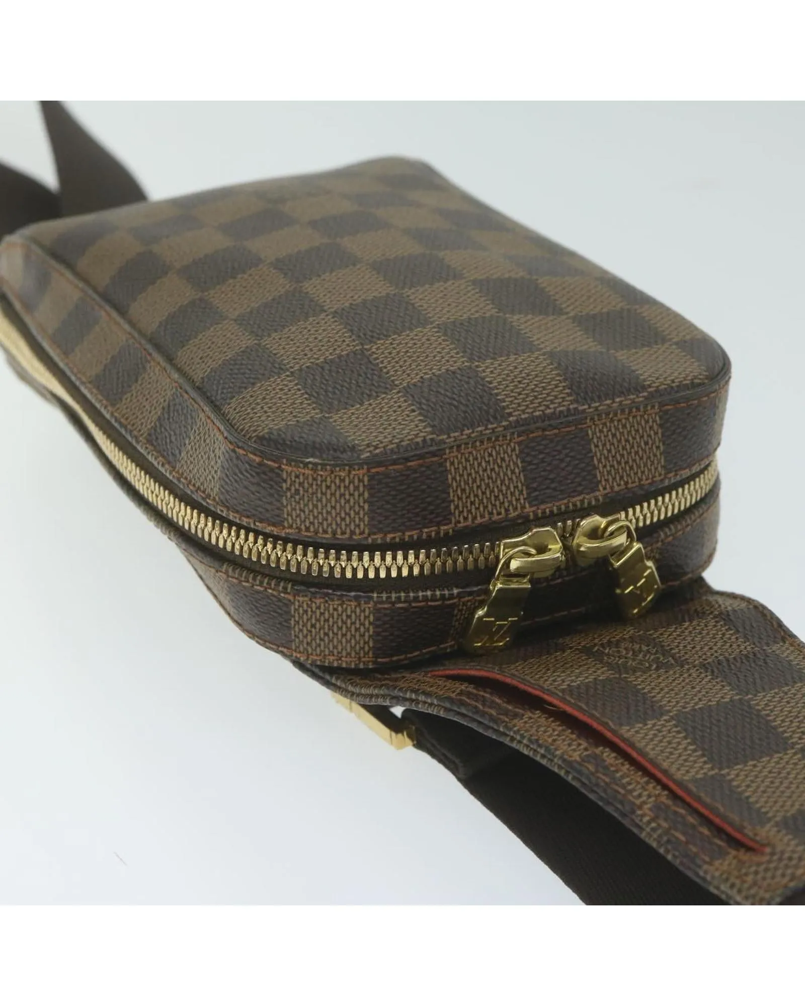 Ebene Canvas Shoulder Bag with Dust Bag and Serial No.
