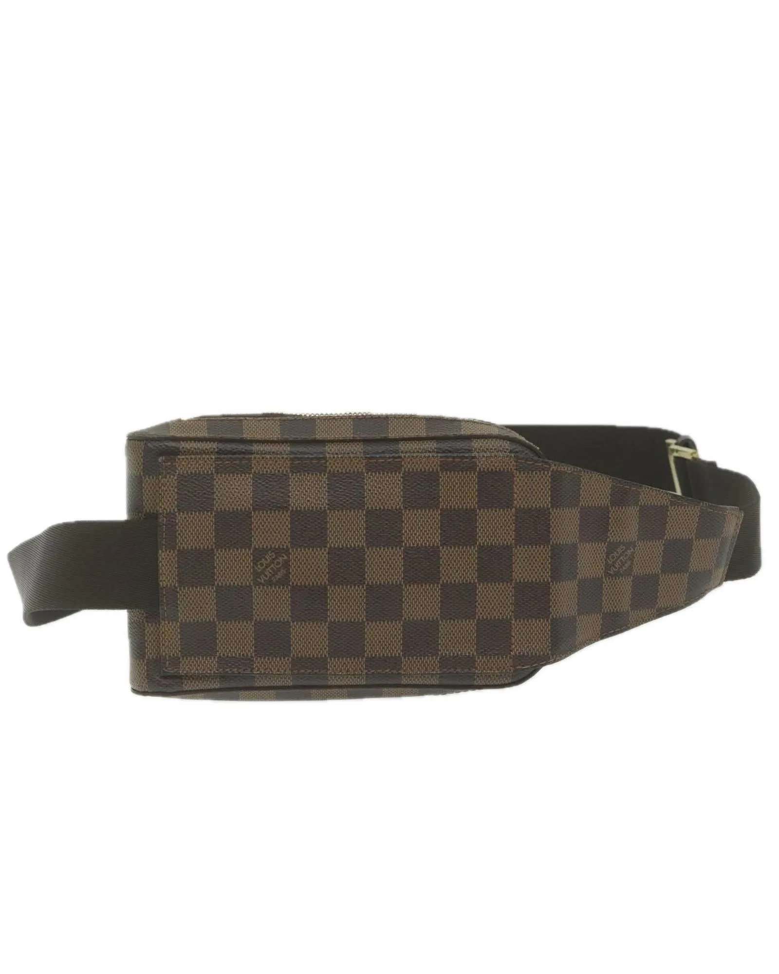 Ebene Canvas Shoulder Bag with Dust Bag and Serial No.