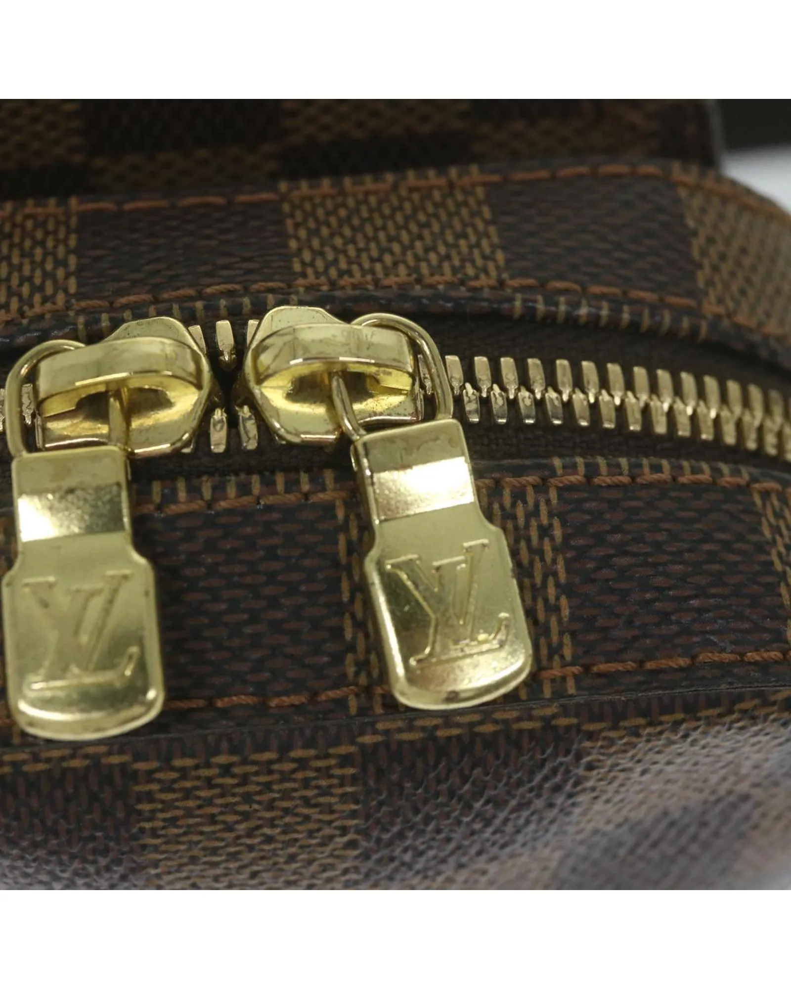 Ebene Canvas Shoulder Bag with Dust Bag and Serial No.