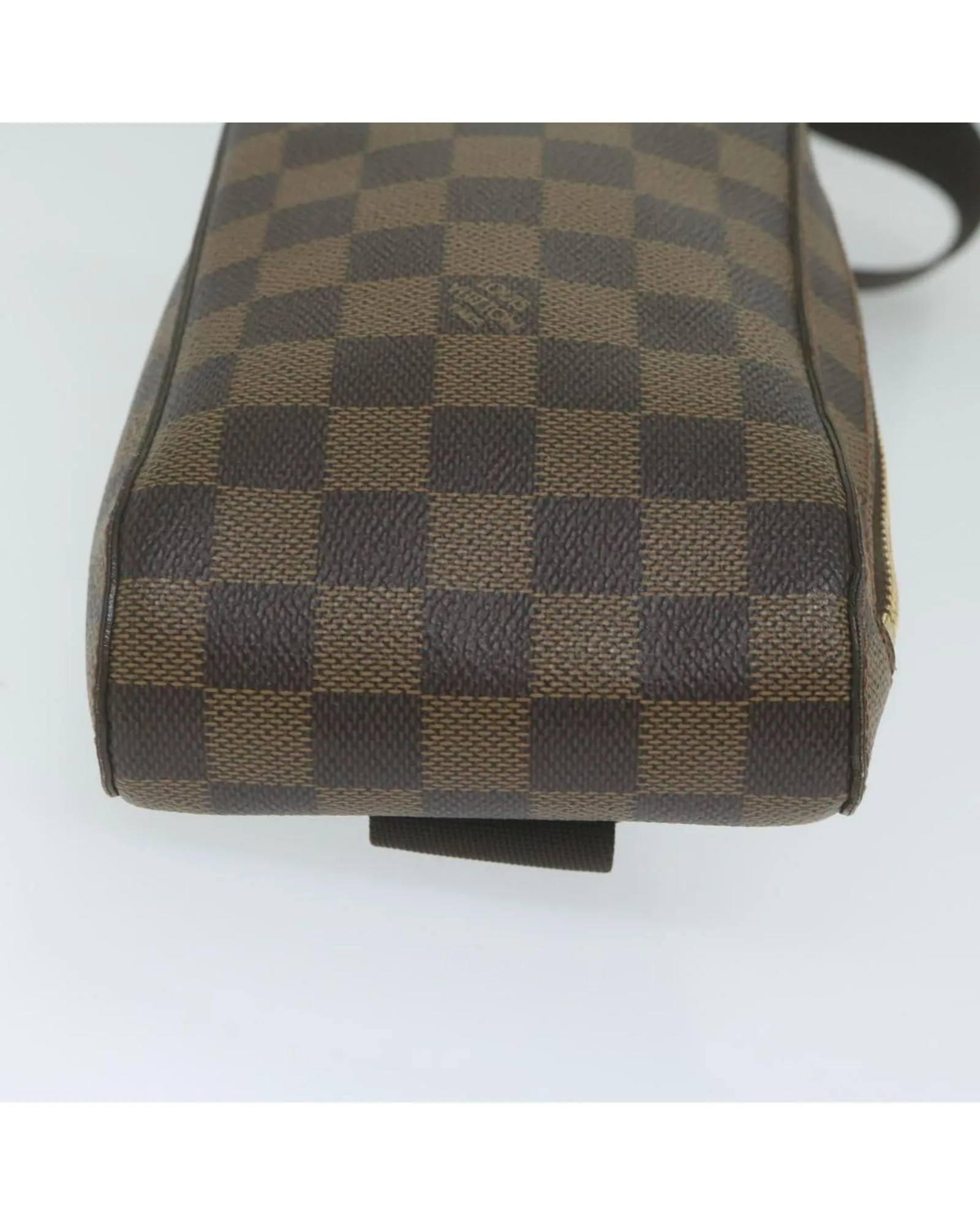 Ebene Canvas Shoulder Bag with Dust Bag and Serial No.