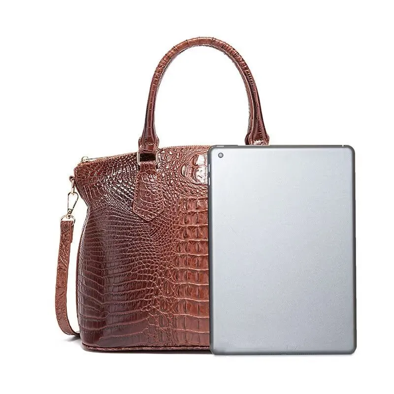ElegantGator PU Casual Tote Bag