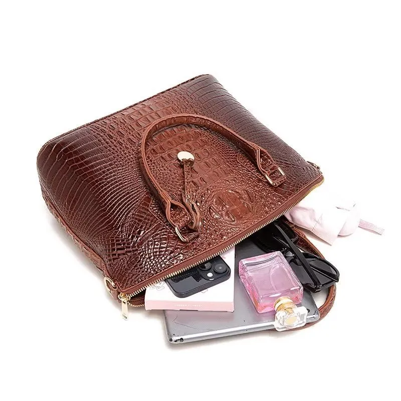 ElegantGator PU Casual Tote Bag