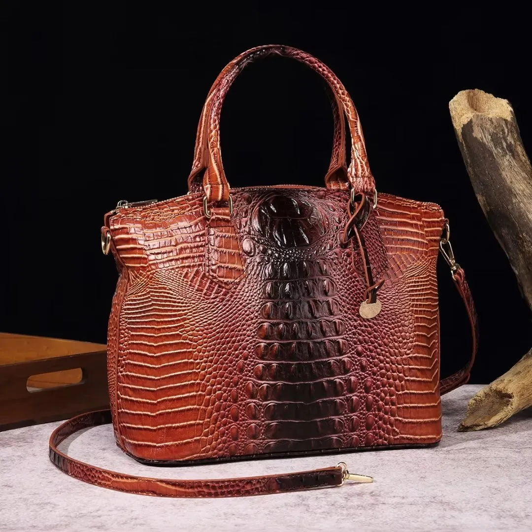 ElegantGator PU Casual Tote Bag