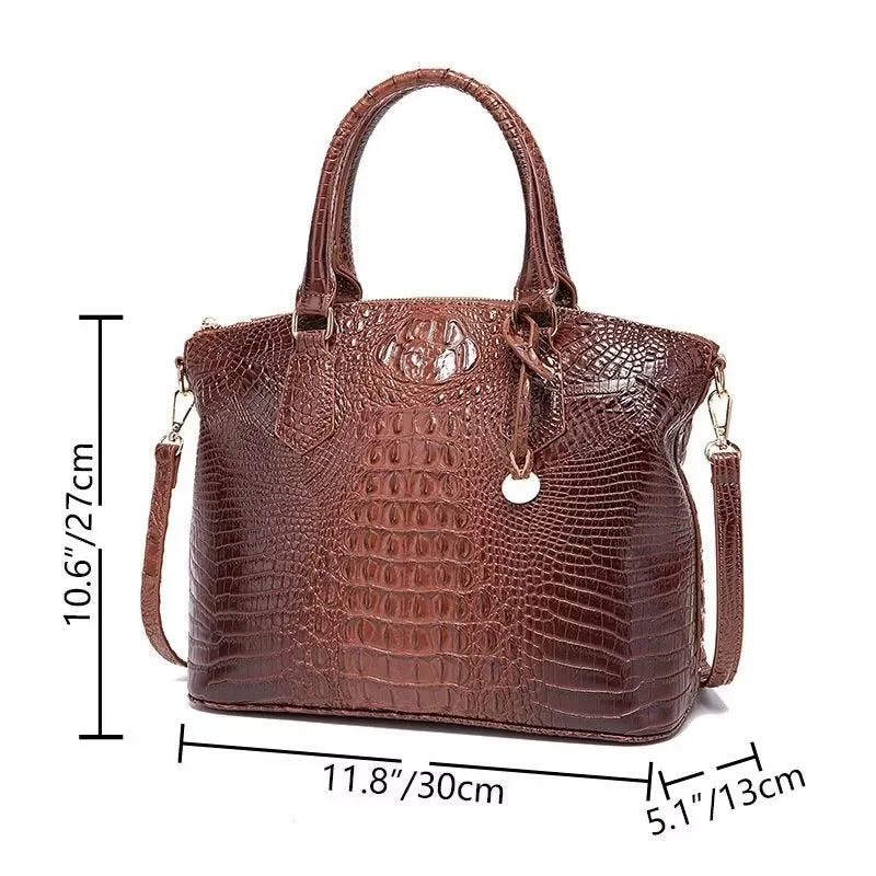 ElegantGator PU Casual Tote Bag