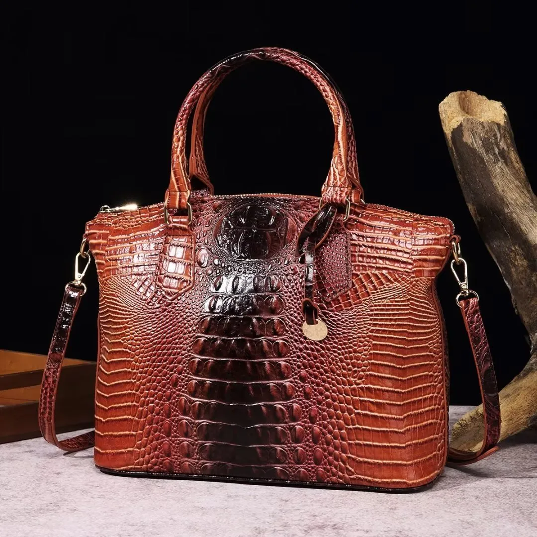 ElegantGator PU Casual Tote Bag