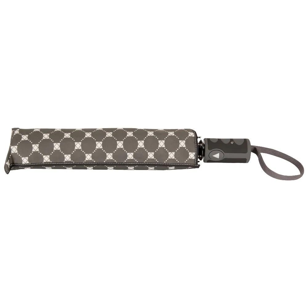 FabSeasons Grey Printed 3 fold fancy Umbrella