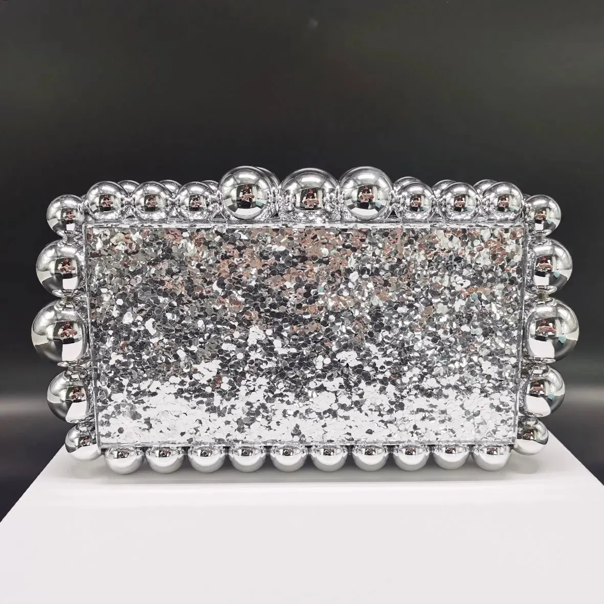 Fashion Acrylic Luxury Box Party Purse Clutches