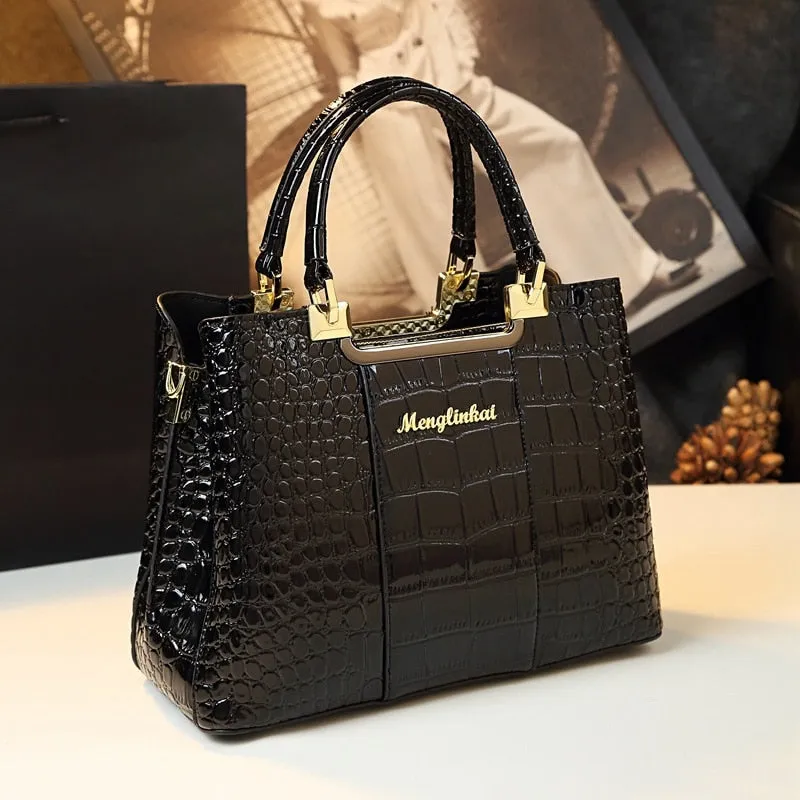 Funki Buys | Bags | Handbags | Women's Crocodile Design Tote