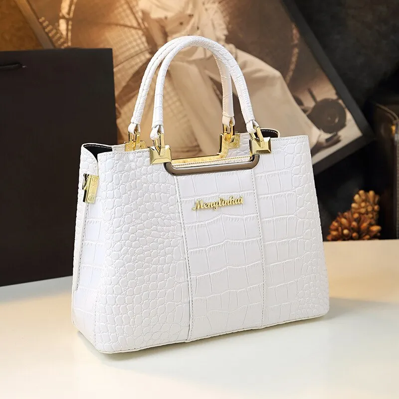 Funki Buys | Bags | Handbags | Women's Crocodile Design Tote