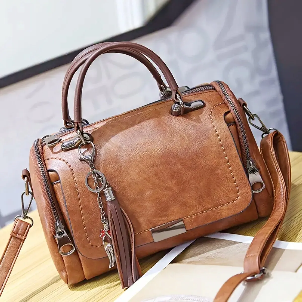 Funki Buys | Bags | Handbags | Women's Fashion Boston Bag