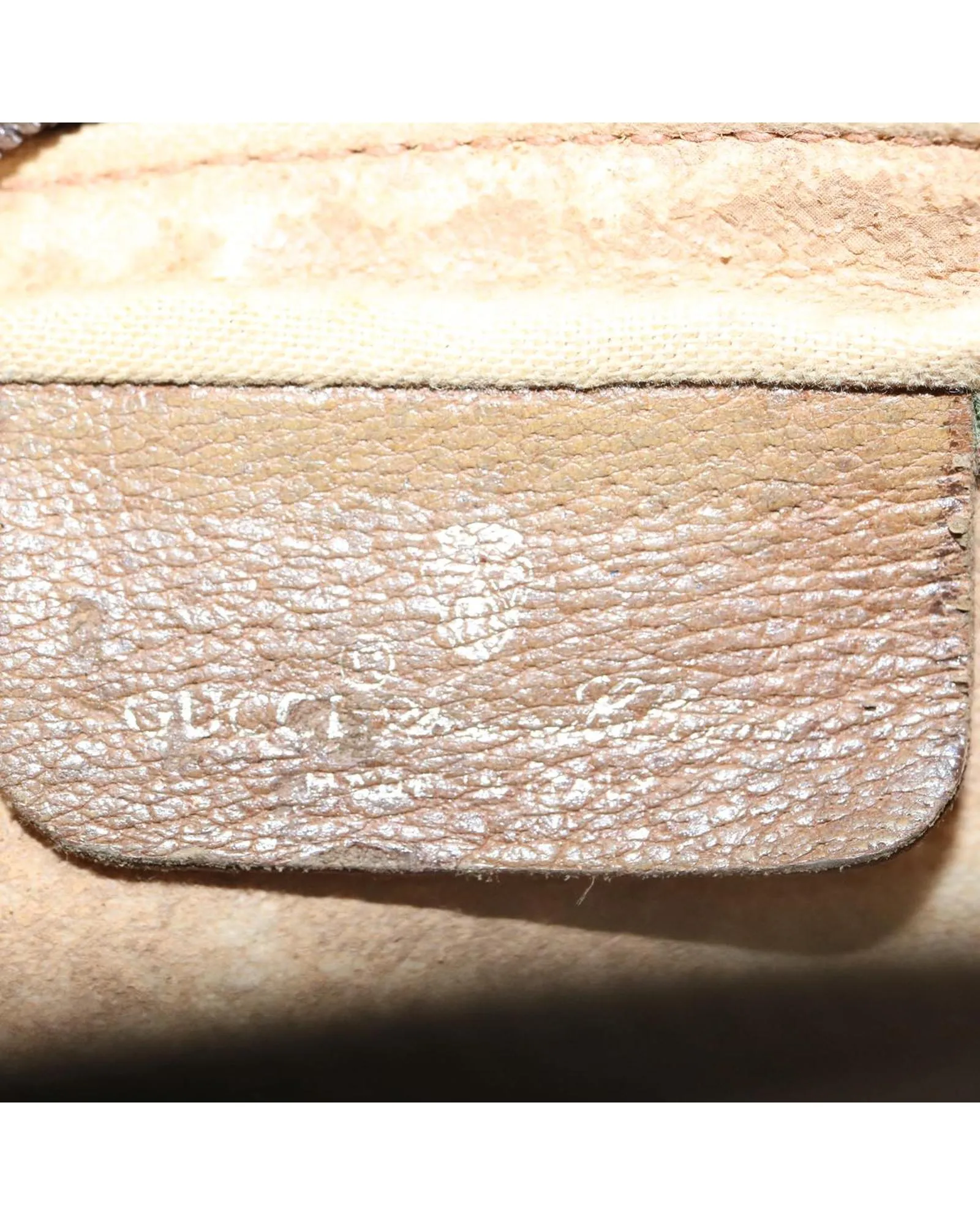 GG Supreme Web Sherry Line Clutch Bag with Beige and Red Canvas