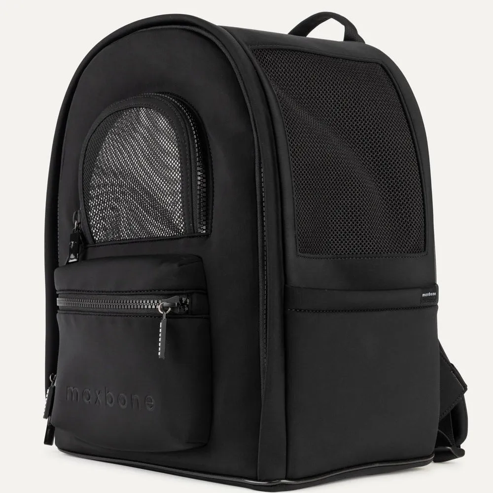 go everywhere backpack dog carrier - black