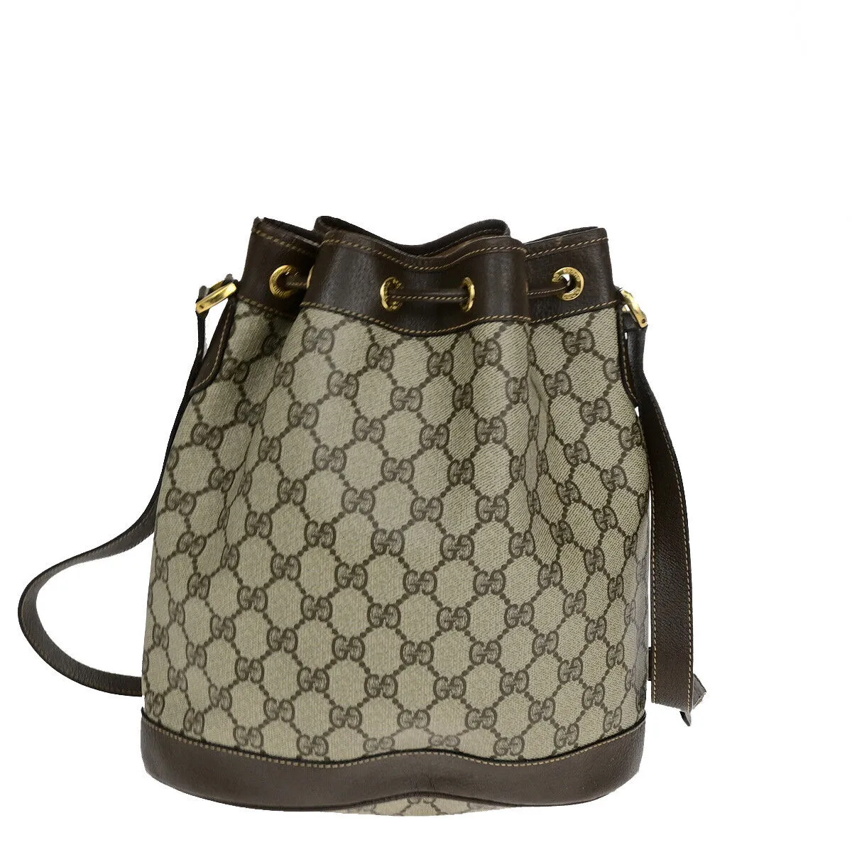 Gucci Logo Gg Pattern Drawstring