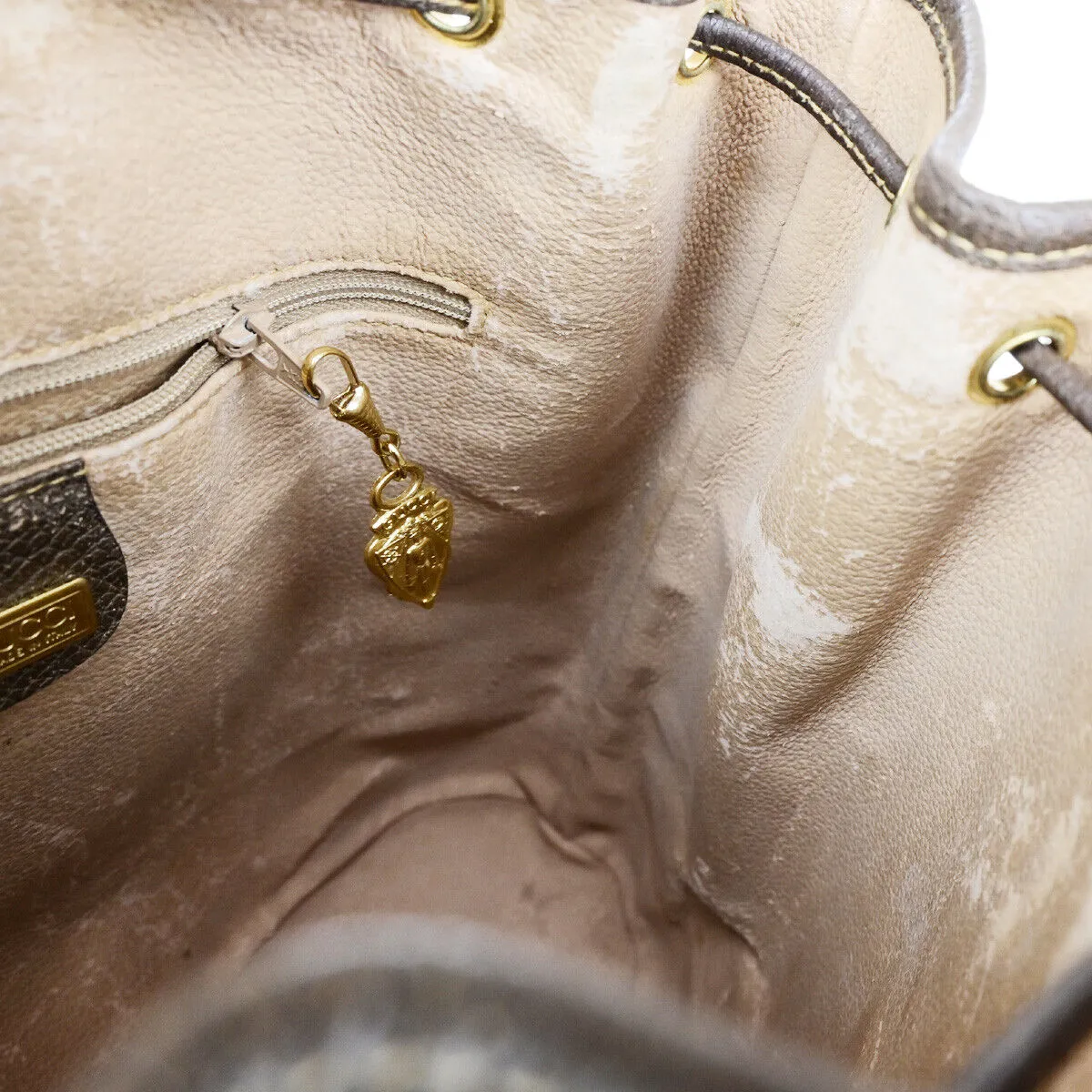 Gucci Logo Gg Pattern Drawstring