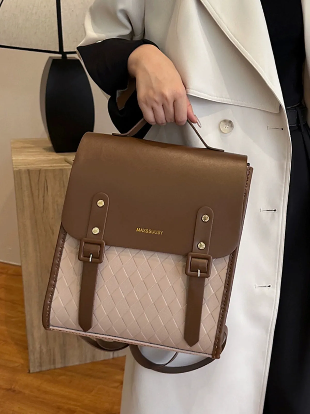 Hand-Woven Women's Stylish Backpack DIY
