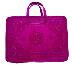 Heritage Portfolio Briefcase - Fushcia - Zellige