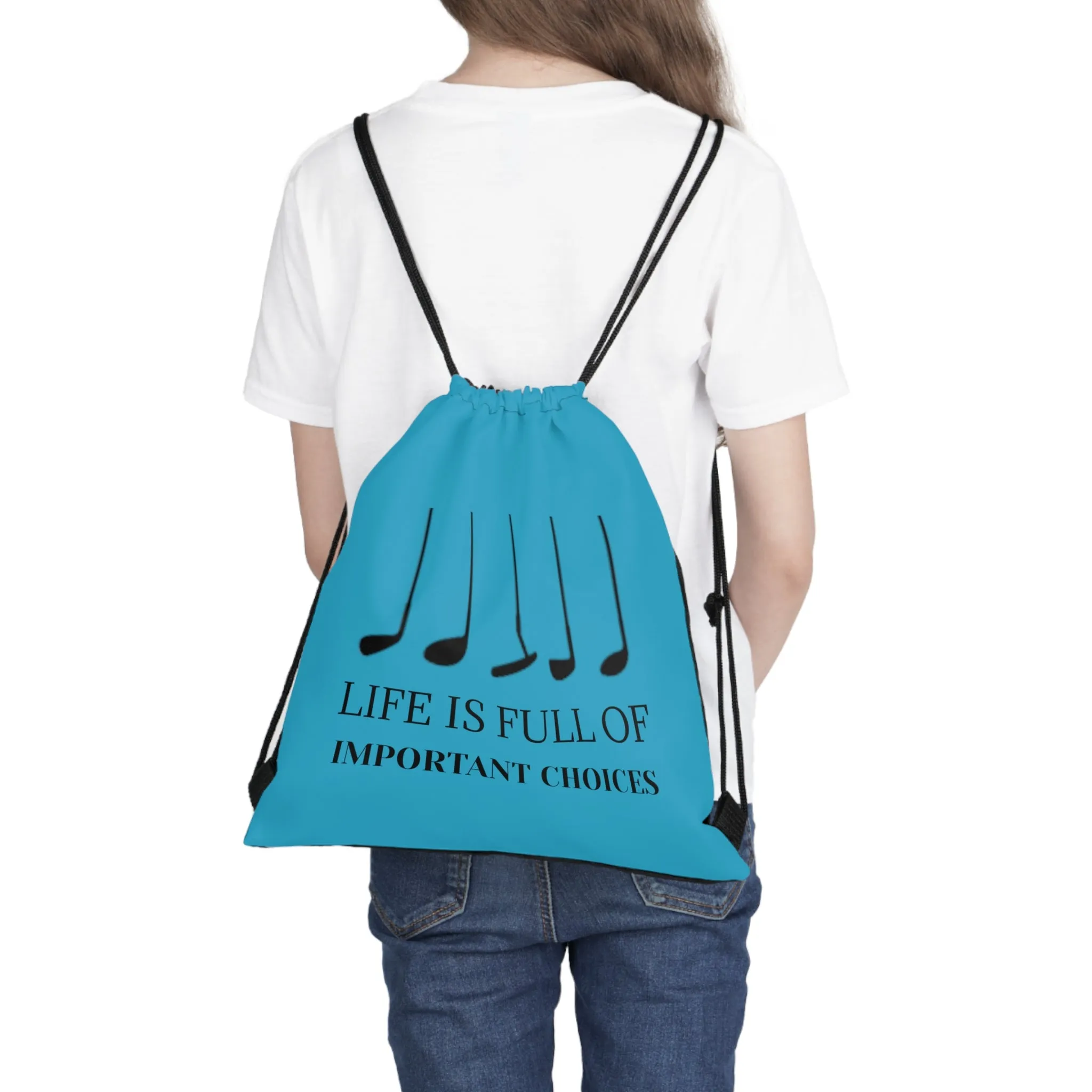 Important Choices Outdoor Drawstring Bag
