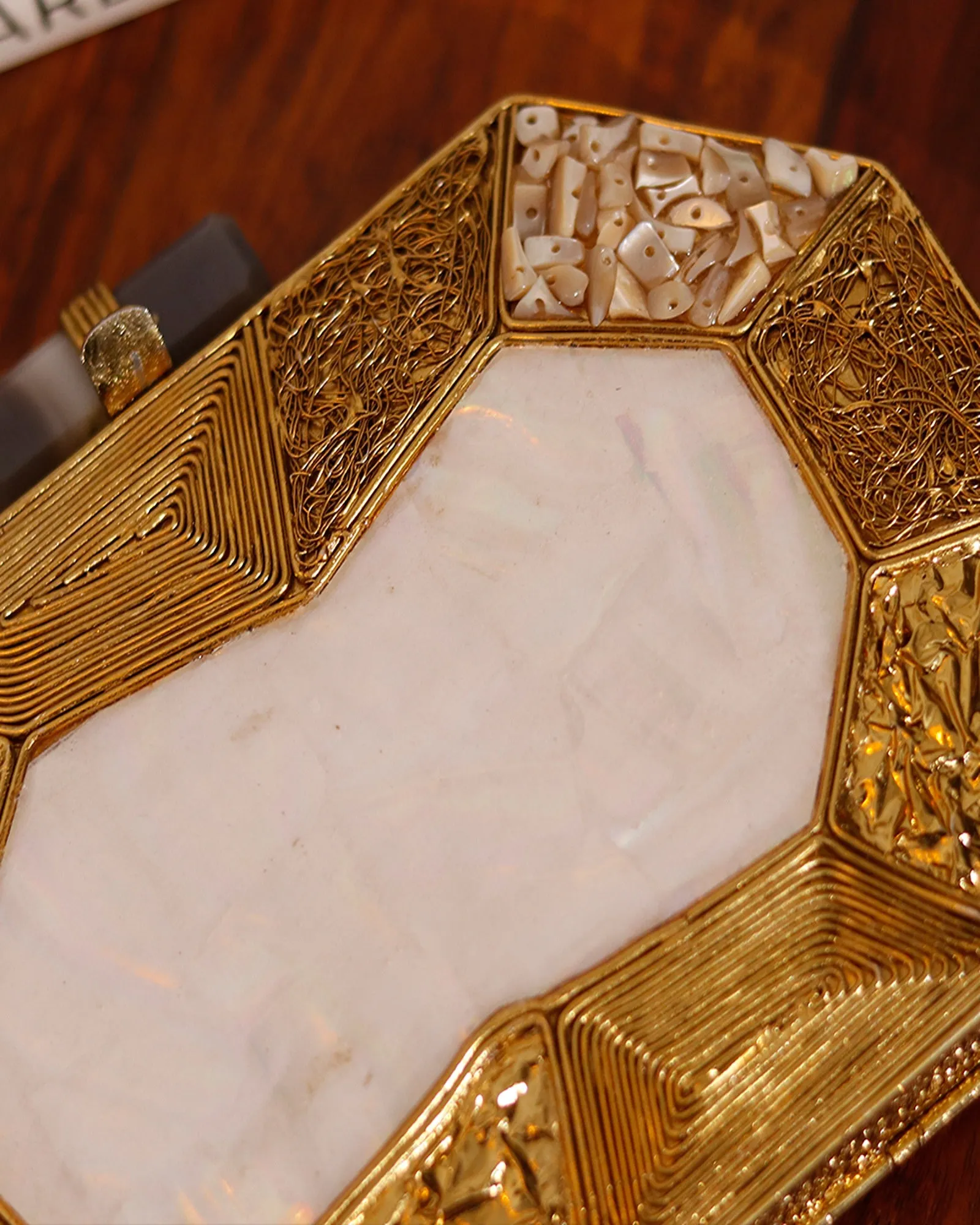 Inaayat Brass Clutch