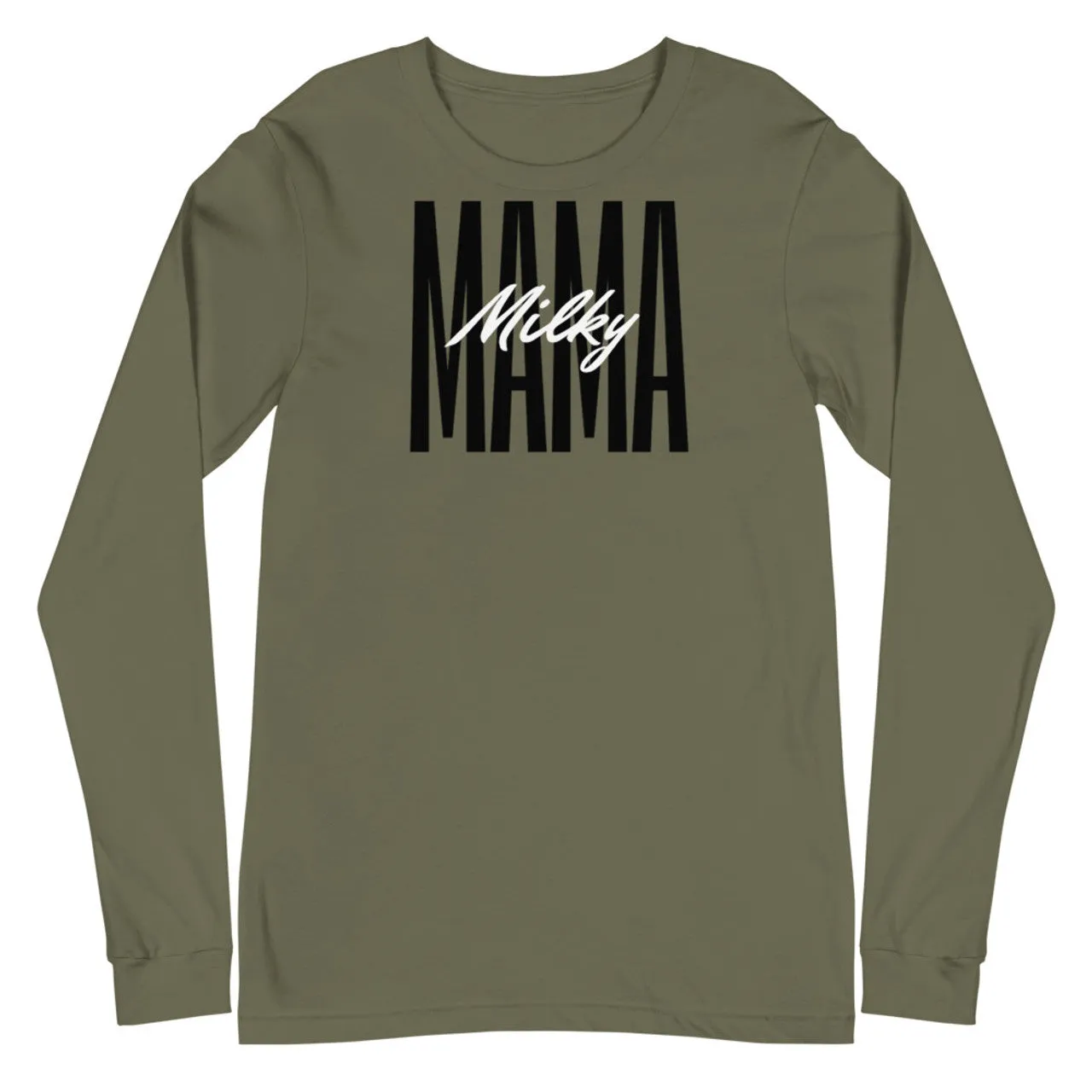 Inverted I Am A Milky Mama Long Sleeve Tee