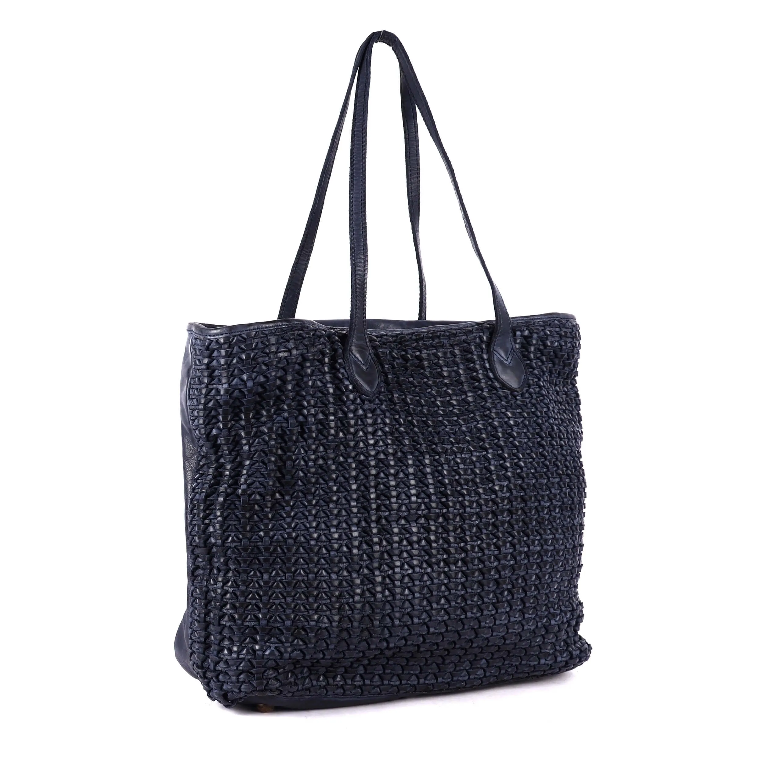 Kalgoorlie Woven Leather Shopper