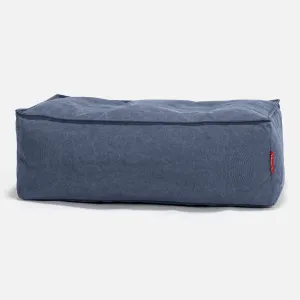 Large Footstool - Canvas Navy